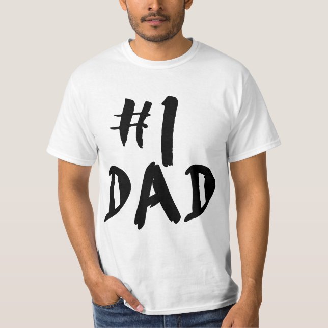 Number One Dad T-Shirt (Front)