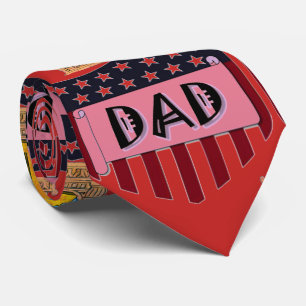 Number One Dad Tie