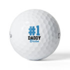 Number One Daddy Blue Monogrammed Father's Day