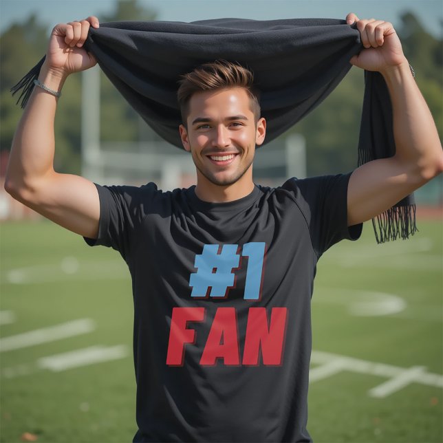 Number One Fans #1 Fan Supporter T-Shirt (Creator Uploaded)