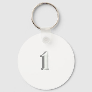 Number One Key Ring