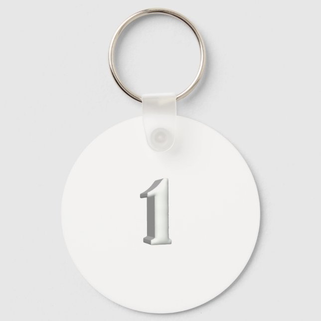 Number One Key Ring (Front)