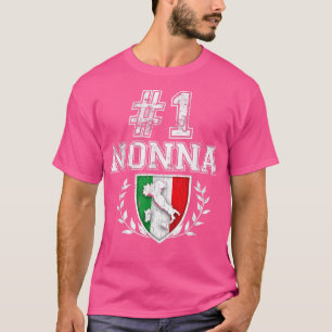 Number One Nonna Italian Grandmother T-Shirt