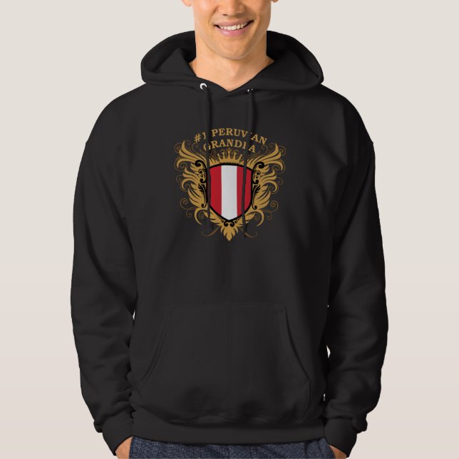 Number One Peruvian Grandpa Hoodie (Front)