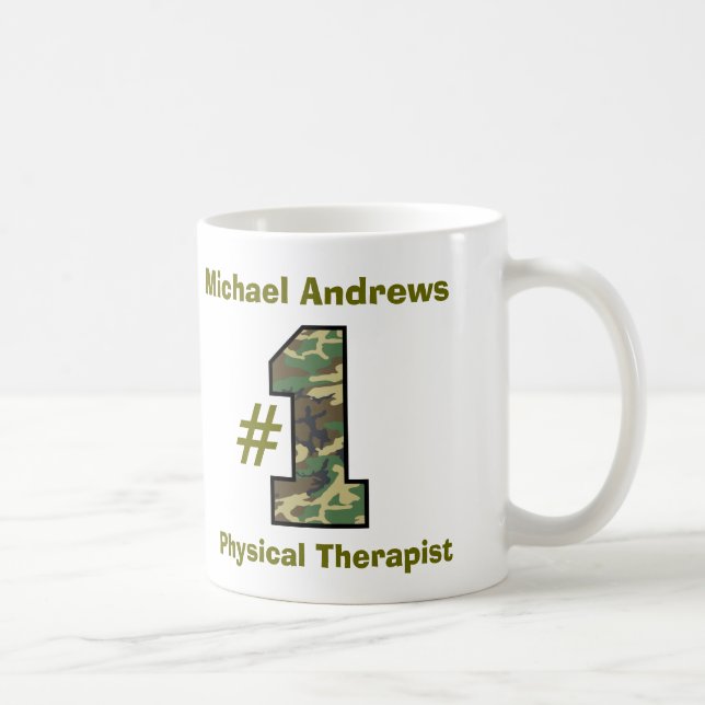 Number One Physical Therapist V5q Coffee Mug (Right)