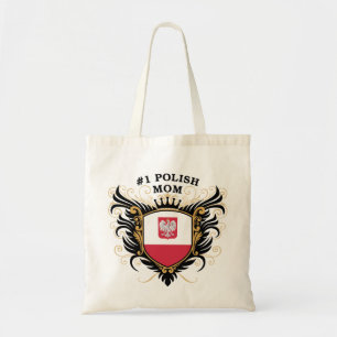 Number One Polish Mum Tote Bag