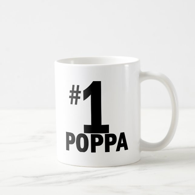 Number One Poppa Products Coffee Mug (Right)