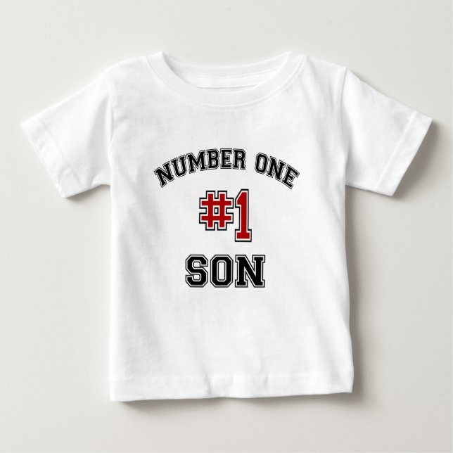 Number One Son Baby T-Shirt (Front)