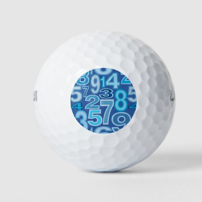Number Pattern Golf Balls (Front)