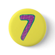 Number Seven Button