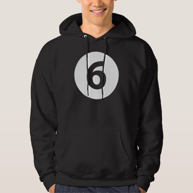 Number six hoodie (Front)