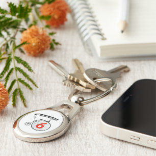 Number Six Key Ring