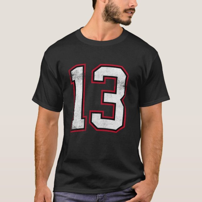 Number Thirteen 13 T-Shirt (Front)