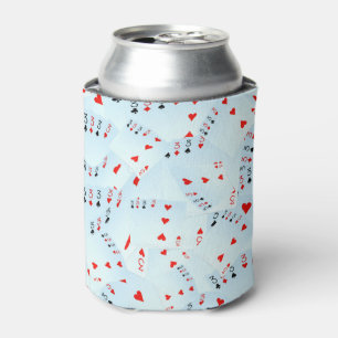 Number Threes Poker Cards Layered, Can Cooler