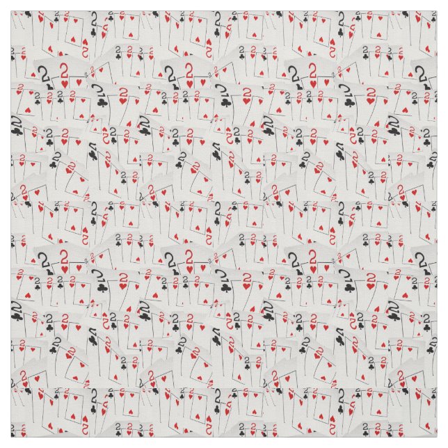 Number Twos In A Layered Pattern, Fabric (Swatch)