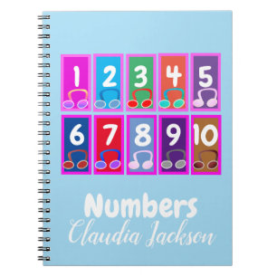 Numbers 1 to 10 Early Mathematics Notebook