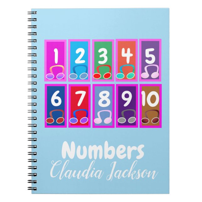 Numbers 1 to 10 Early Mathematics Notebook (Front)