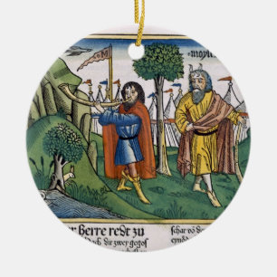Numbers 2 The camp assignments of the Israelites, Ceramic Tree Decoration