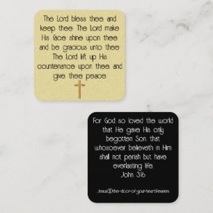 Numbers 6:24-26 Card