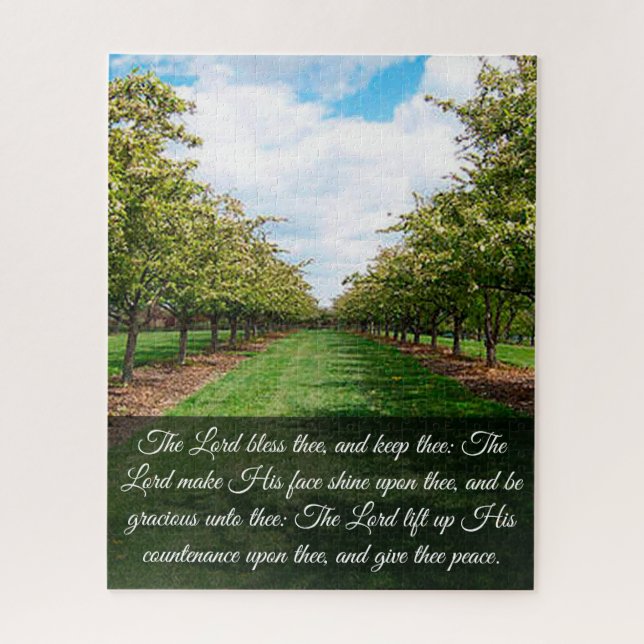 Numbers 6:24-26  jigsaw puzzle (Vertical)