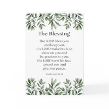 Numbers 6:24-26 The Lord Bless You and Keep You