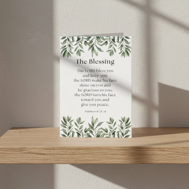 Numbers 6:24-26 The Lord Bless You and Keep You Card (Creator Uploaded)