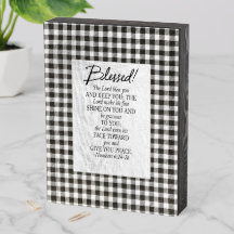 Numbers 6:24–26 The Lord Bless You Neutral Vintage