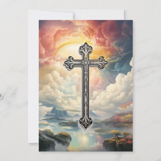 Numbers 6:24 May the lord bless you greeting card (Front)