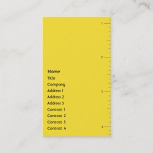 Numbers - Business Card