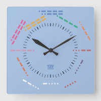 NUMBERS CODE MORSE CLOCK BY MASANSER PIXELAT