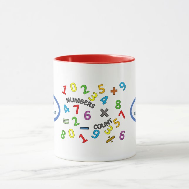 Numbers Count Mug (Center)