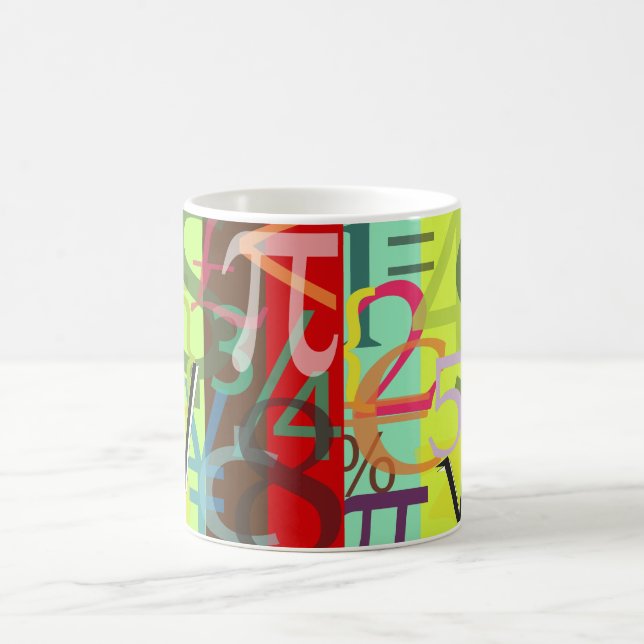 Numbers, Currencies mug (Center)
