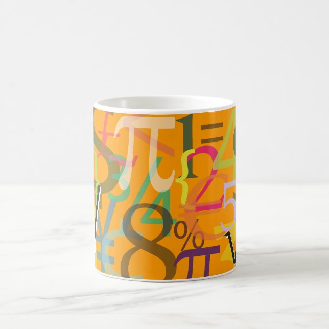 Numbers, Currencies mug (Center)