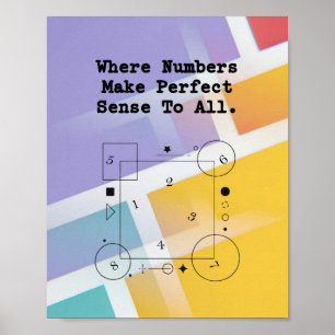 Numbers Make Sense Math for Everyone Clarity Poster