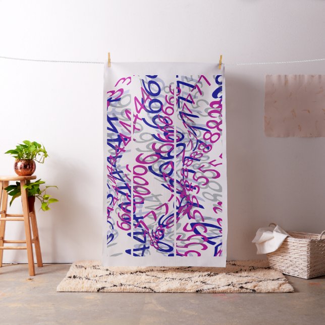 Numbers on this fabric (In Situ)