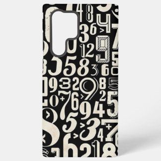 Numbers Samsung Galaxy Case