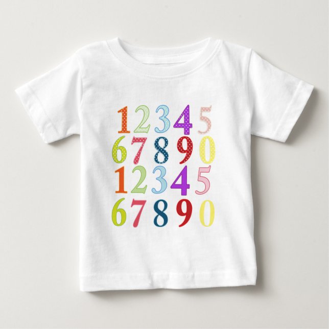 Numerals Baby T-Shirt (Front)