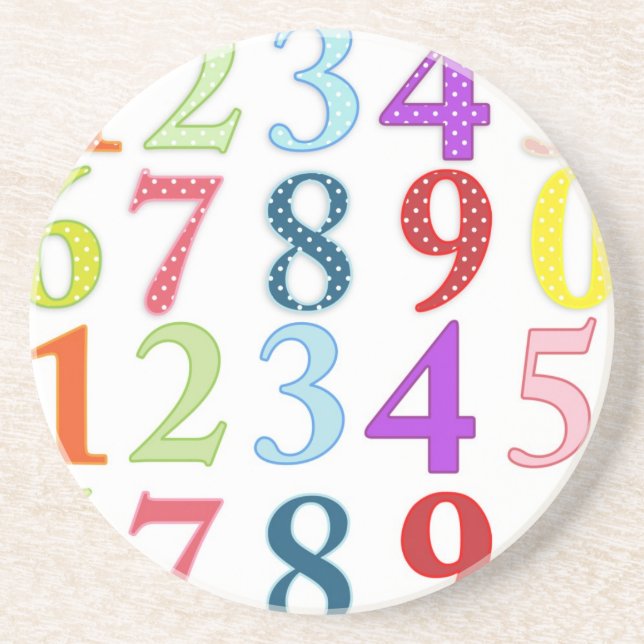 Numerals Coaster (Front)
