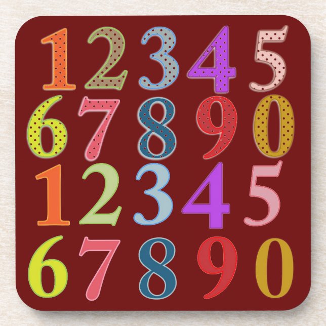 Numerals Coaster (Front)