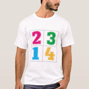 Numerical serie 1234 T-Shirt