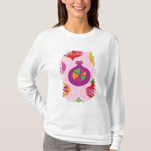 Numerous Christmas decoration illustrated in diffe T-Shirt