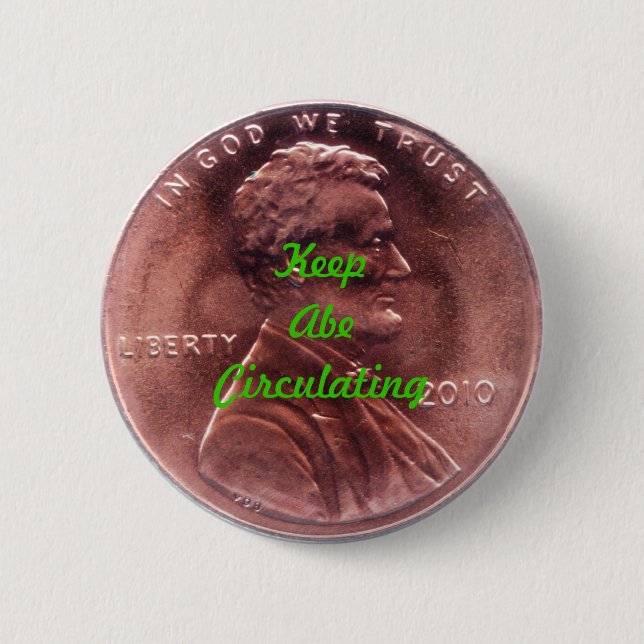 Numismatic Gift 6 Cm Round Badge (Front)