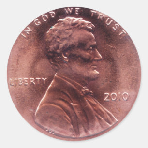 Numismatic Gift Classic Round Sticker