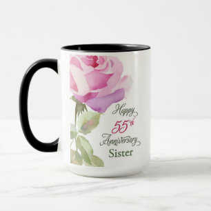 Nun 55th Anniversary Sister Catholic Jubilee Pink Mug