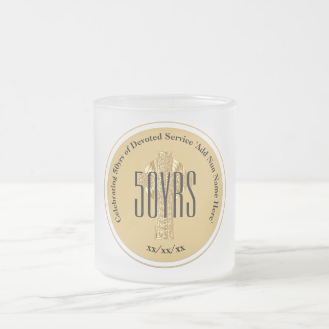 Nun Golden Jubilee 50th Anniversary Named Mug (Center)