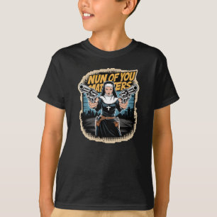 nun Of You S'' Funny Comic Page Art Lover Sticker  T-Shirt