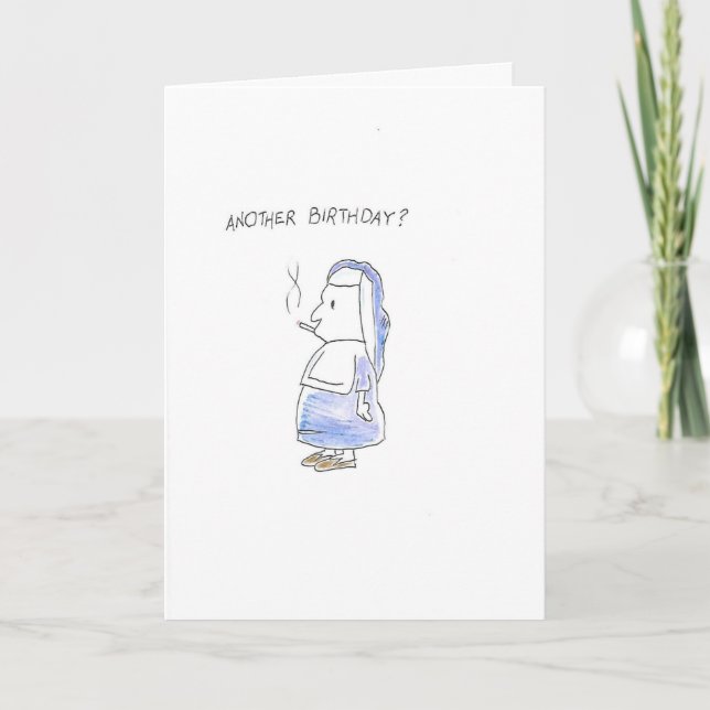 Nun tuxedo card (Front)