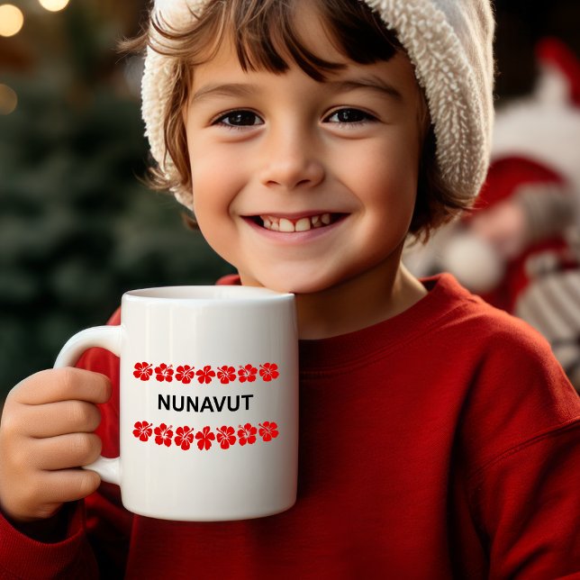 Nunavut Aloha Bands Red Light-Color Coffee Mug (Creator Uploaded)