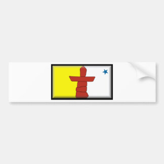 Nunavut Flag Bumper Sticker