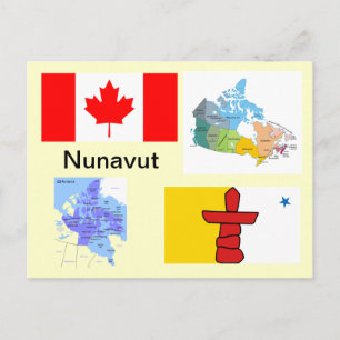 Nunavut Territory Canada Postcard